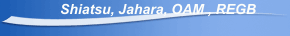 Shiatsu, Jahara, OAM , REGB 